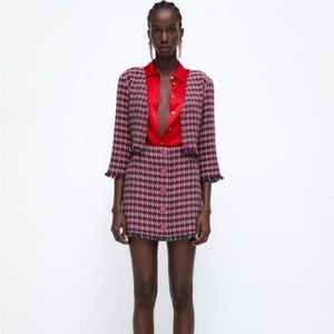 Zara tweed top
